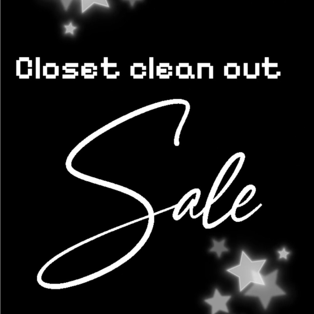 Black and White Graphic Sale Poster